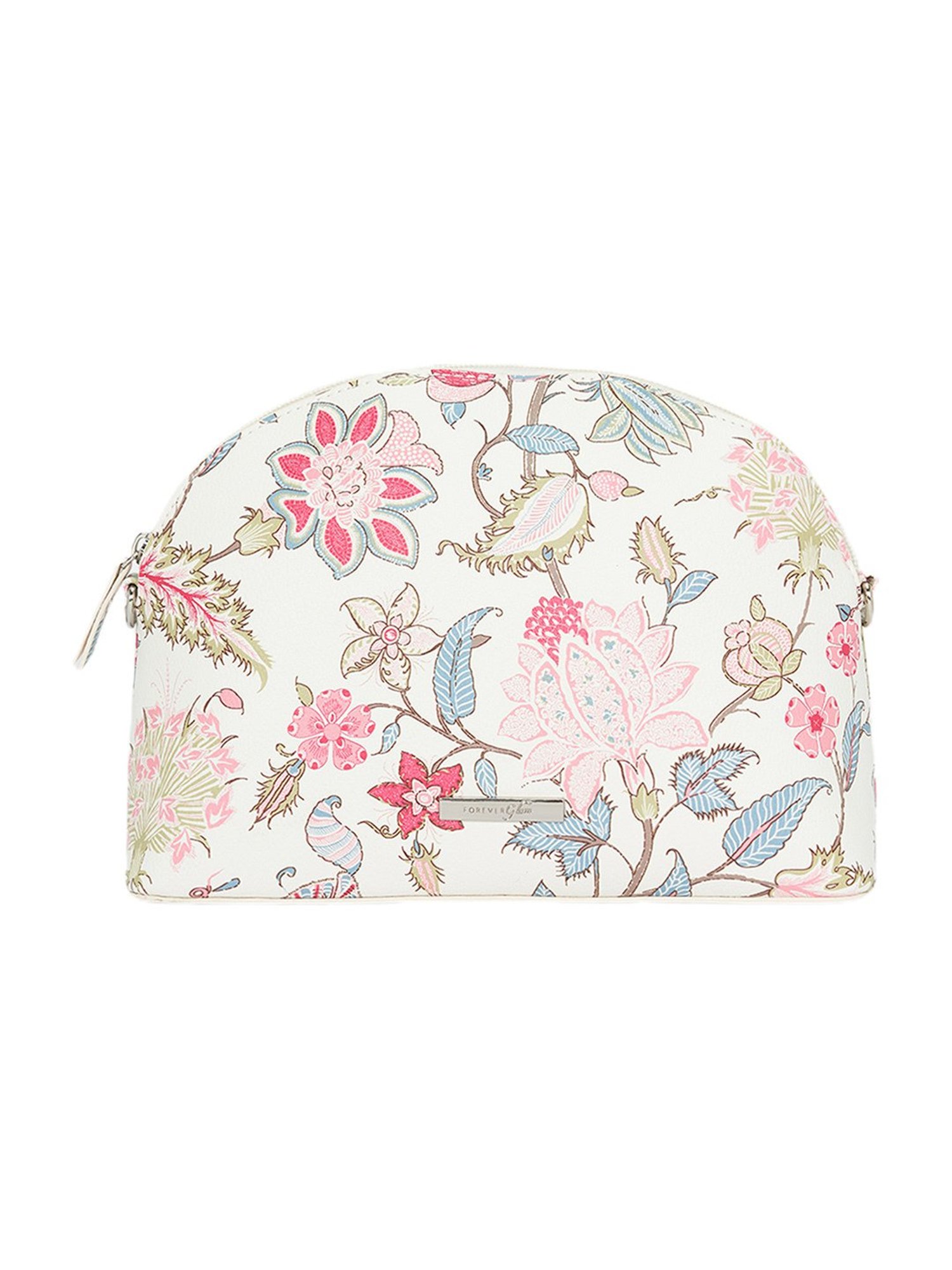 Forever Glam By Pantaloons Black Printed Medium Cross Body Bag