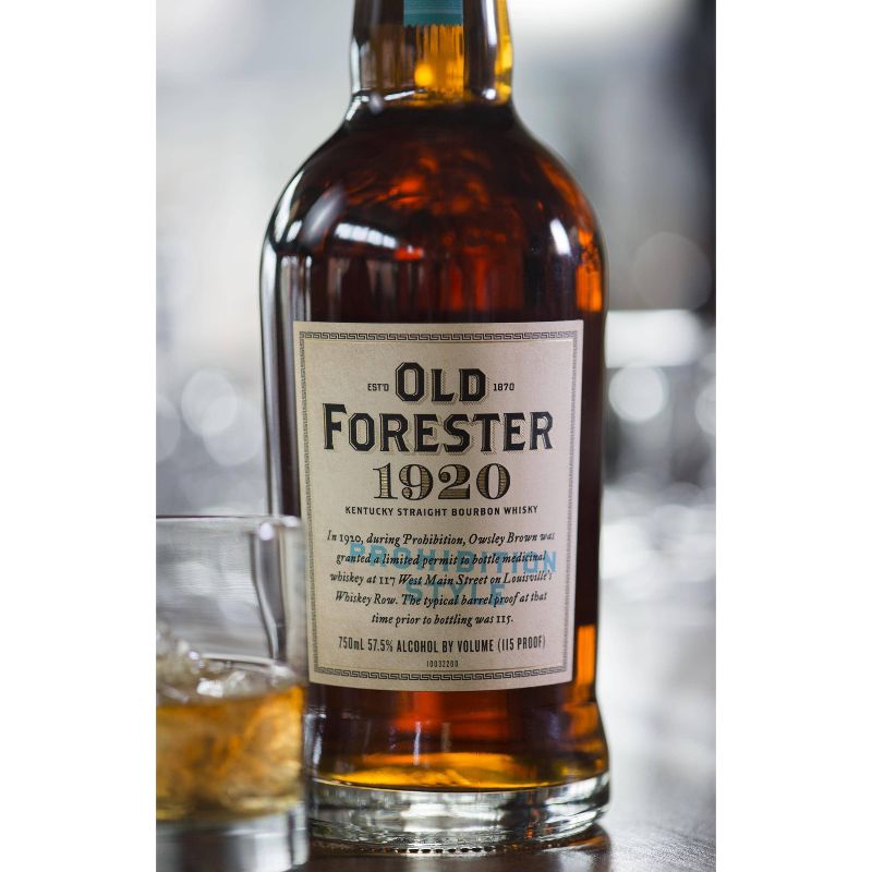 Old Forester 1920 Prohibition Style Bourbon Whiskey - 750ml Bottle