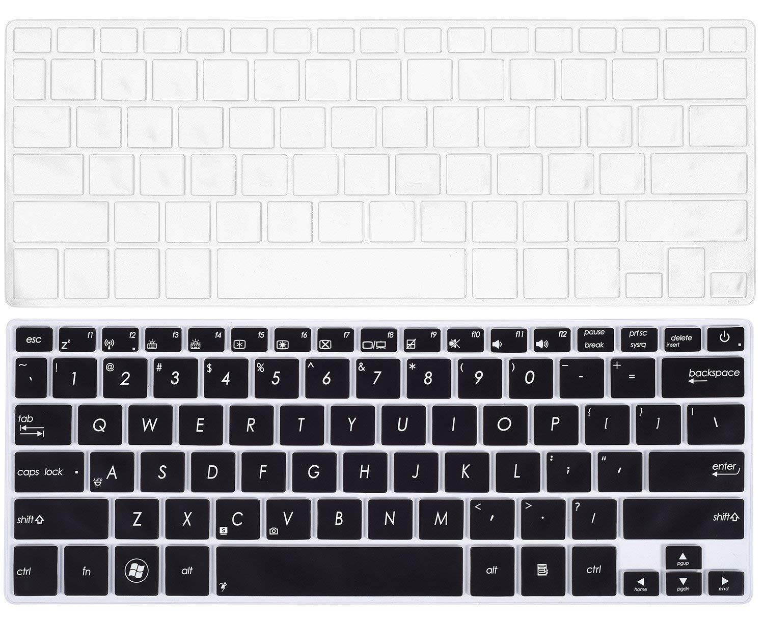 2PCS Keyboard Cover for ASUS UX301LA UX302LG UX303LA UX303LB UX303LN UX303UA UX303UB UX305 UX305CA UX305FA UX305LA UX306UA UX330CA UX330UA UX42 Q302LA Q302UA Q304UA Q324UA/14 ASUS UX410UA UX430UA