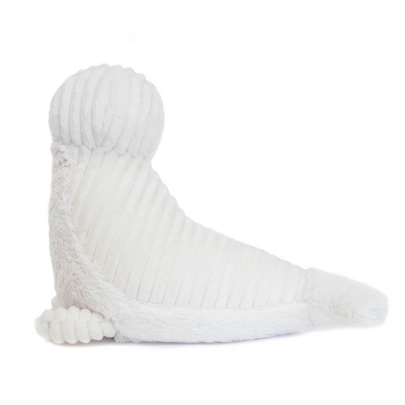 TriAction Toys Les Deglingos Originals Plush Animal | White Seal