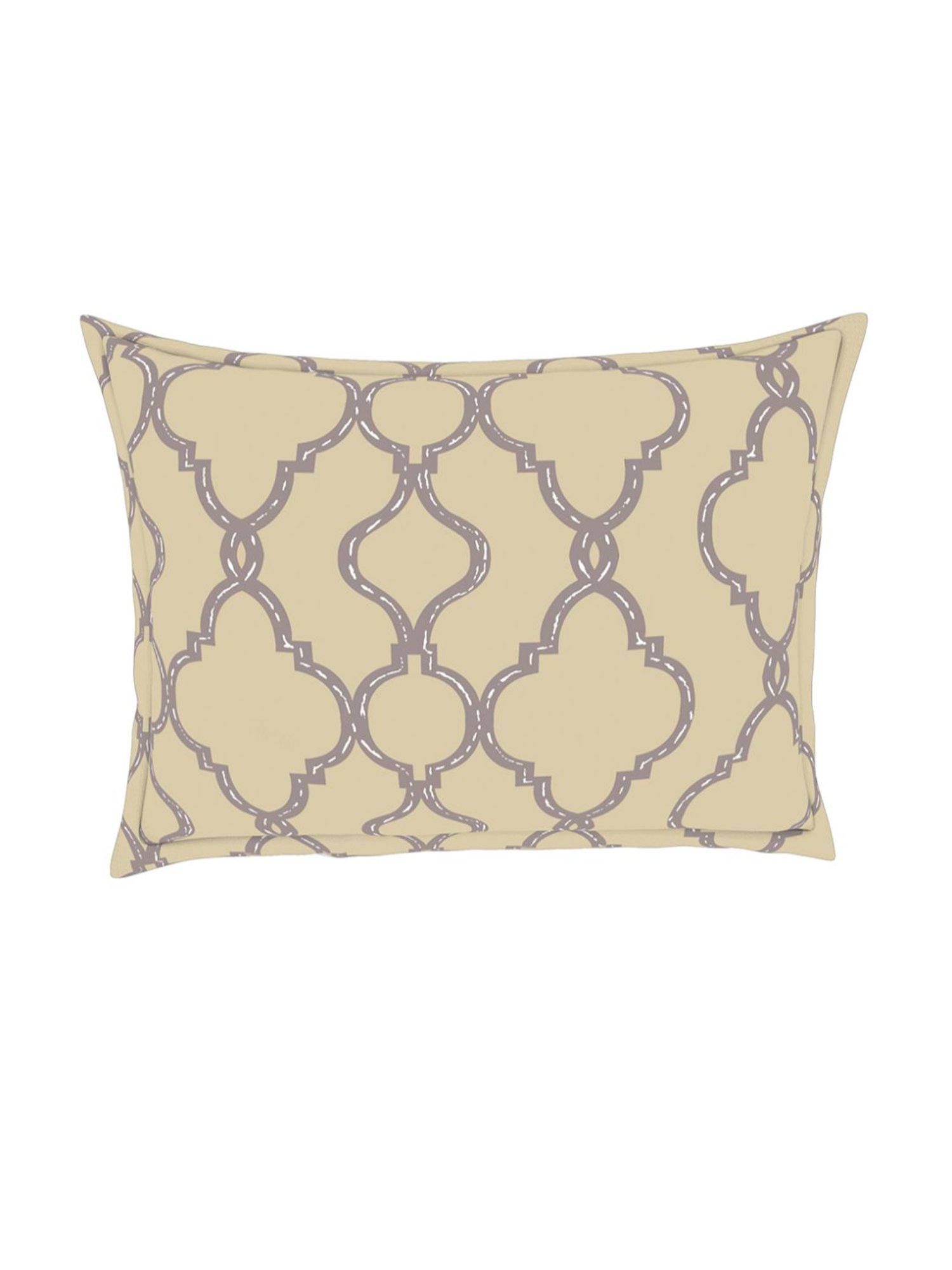 Spaces Blue 144 TC Cotton Printed Double Bed Sheet with 2 Pillow Covers