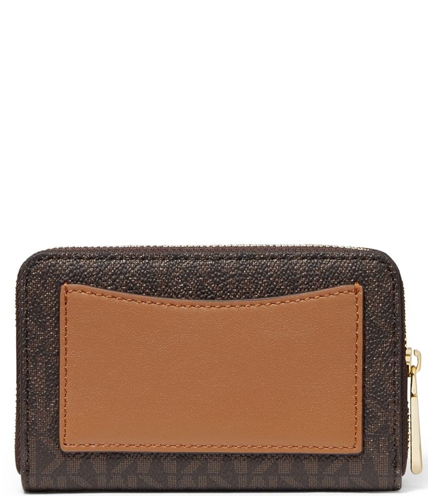 Michael Kors Jet Set Small Signature Zip Around Card Case