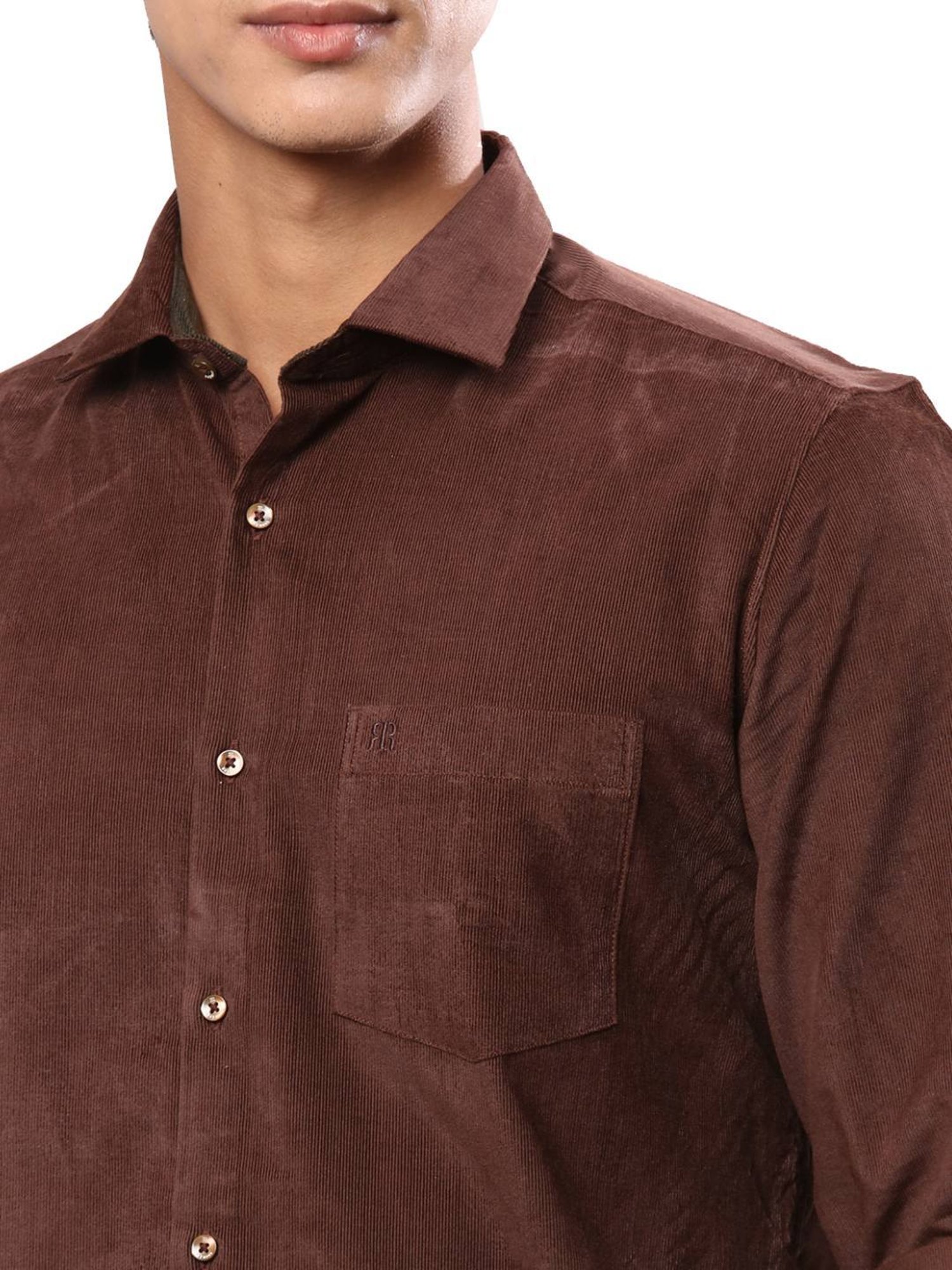 Raymond Brown Contemporary Fit Texture Shirt