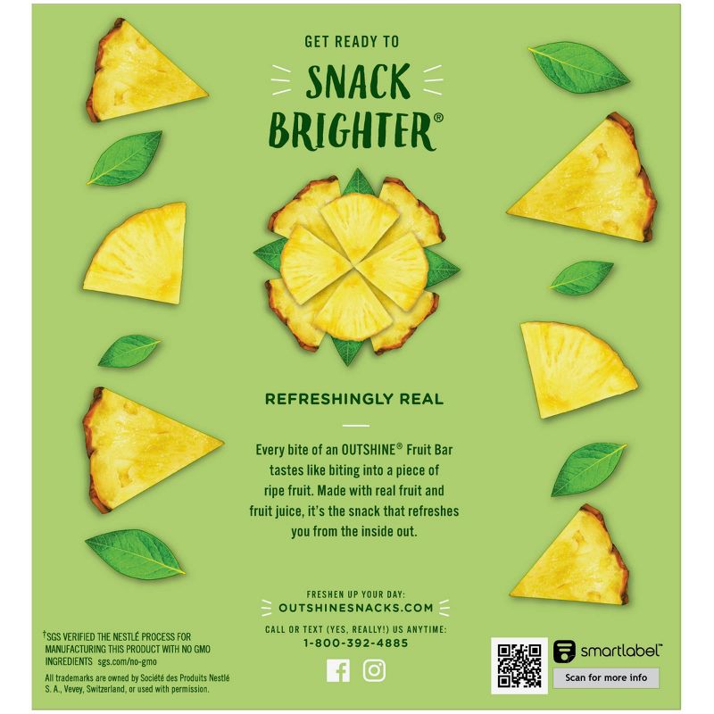 Outshine Pineapple Frozen Fruit Bar - 6ct