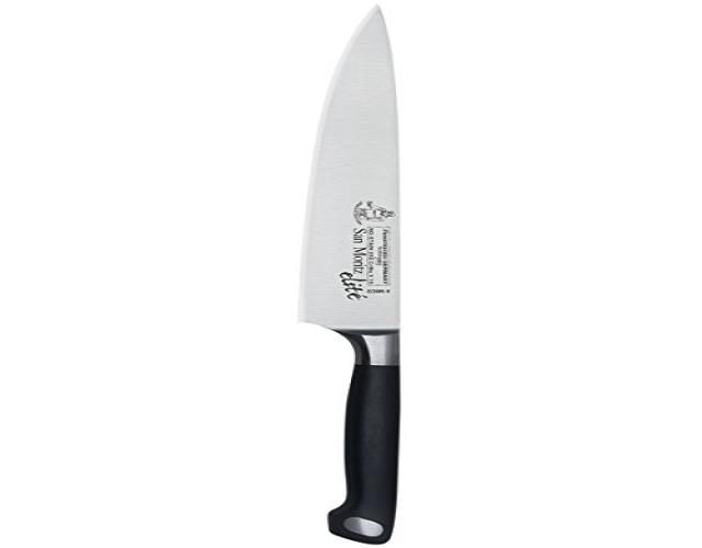 Messermeister San Moritz Elite Stealth Professional 8" German Chef Kitchen Knife