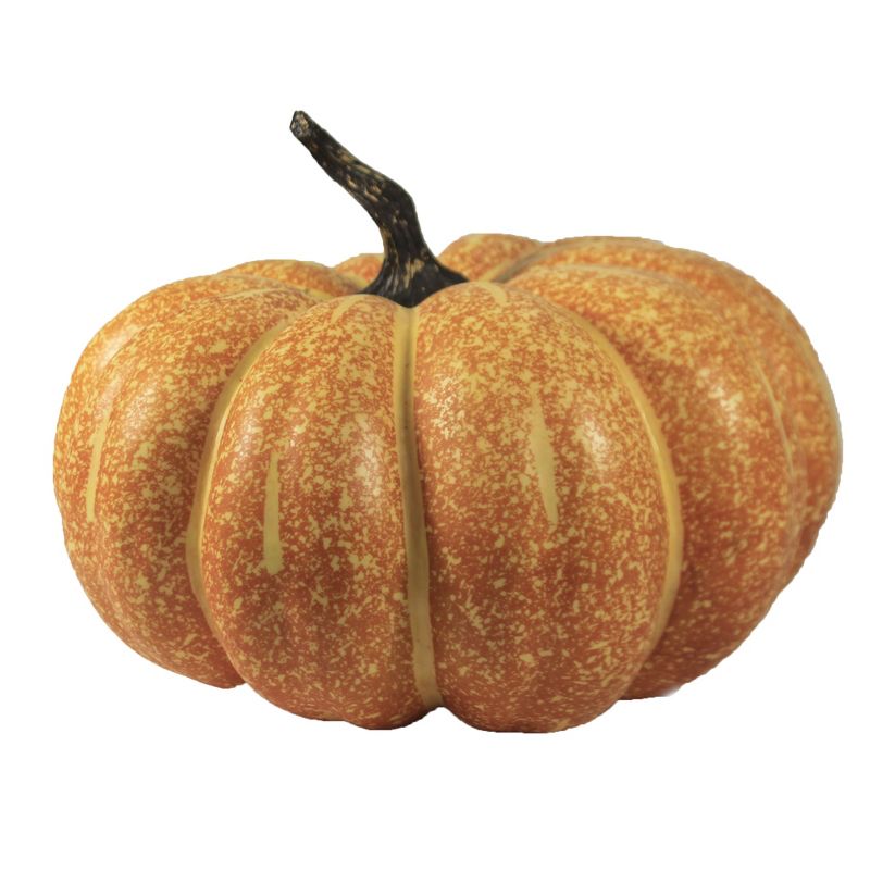 Home Decor 9.0" Orange Pumpkin Fall Thanksgiving  -  Decorative Figurines