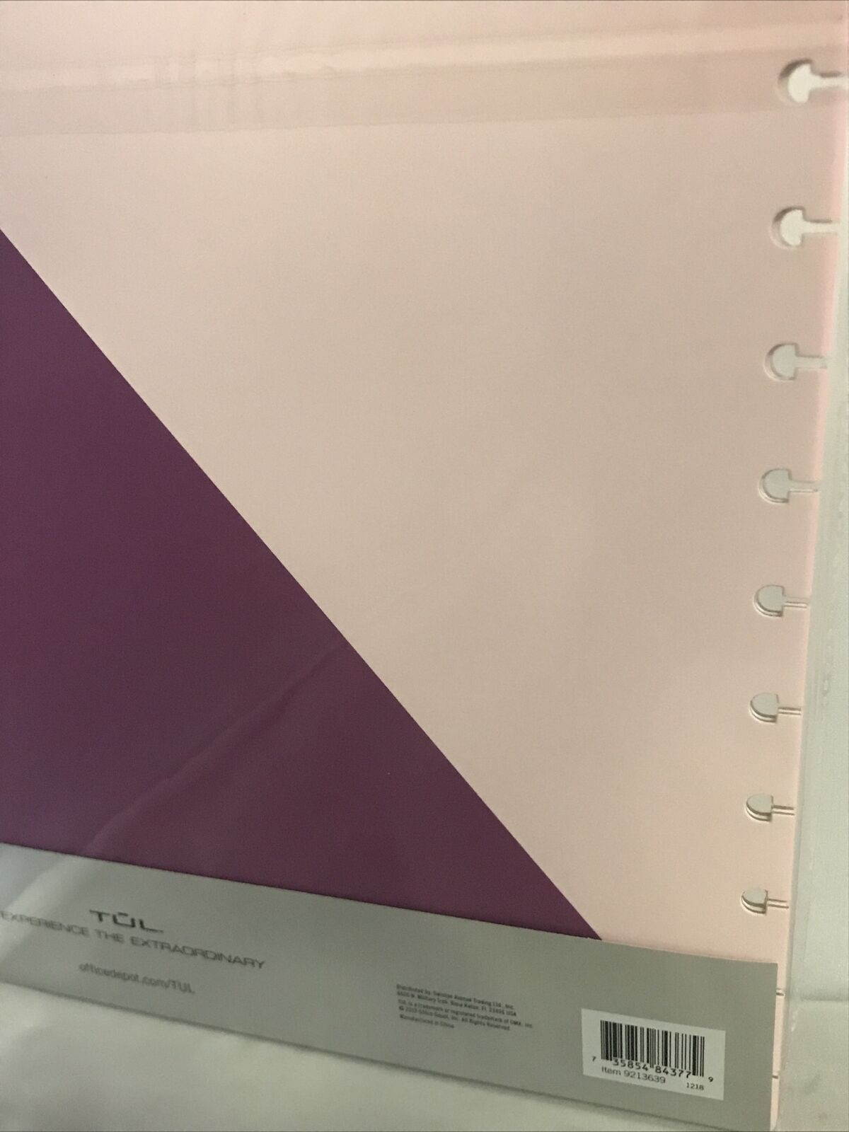 Phyxin Expanding File Folder Office Organizer Document Accordion Folder clipboard Letter Size A4 with 5 Pockets Plastic Set of 2, Purple Fuchsia