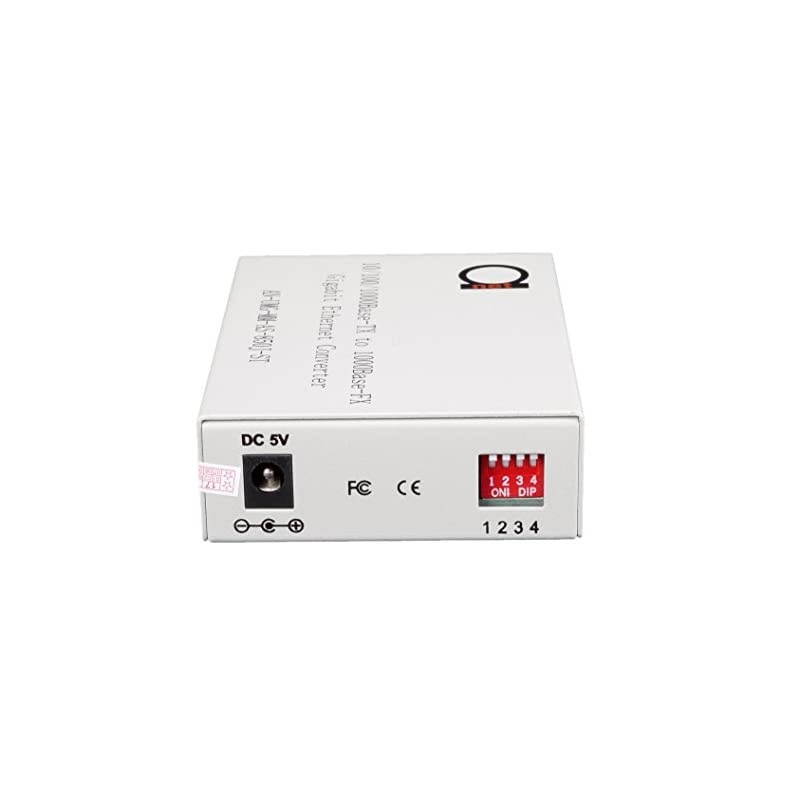 ST Gigabit Fiber Media Converter - Built-in ST Fiber Module 550 m (0.34 Miles) 850 nm - to UTP Cat5e 10/100/1000 RJ-45 &ndash; Auto Sensing Gigabit or Fast Ethernet - Jumbo Frame - LLF Support