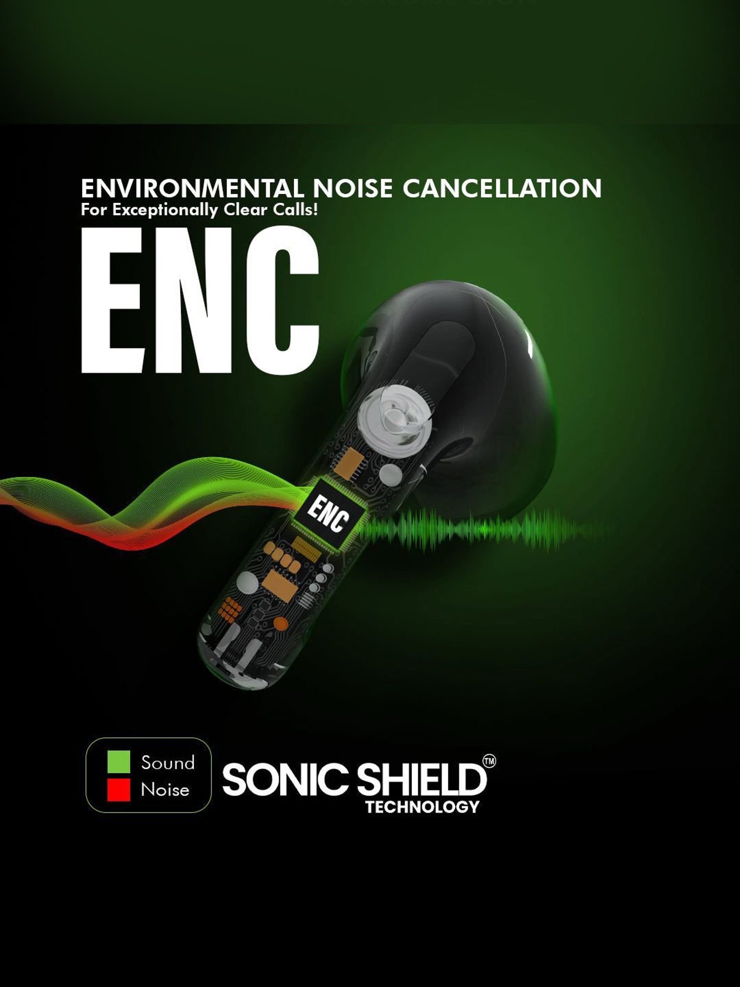 ACwO DwOTS Muze In Ear Bluetooth Earbuds with ANC & 30H Playtime (Butter-Gold, True Wireless)