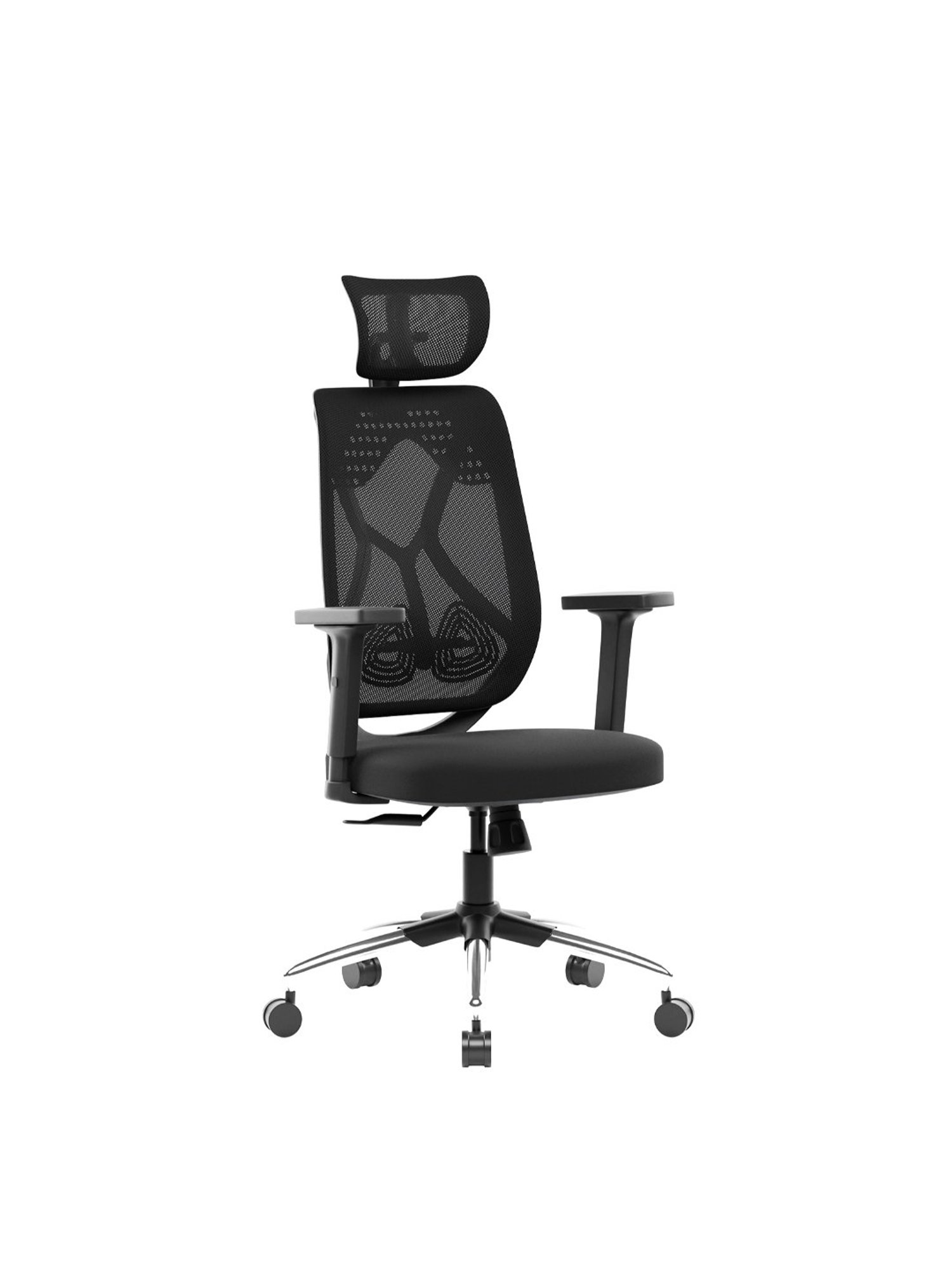 Green Soul Zodiac Black Plastic High Back Office Chair