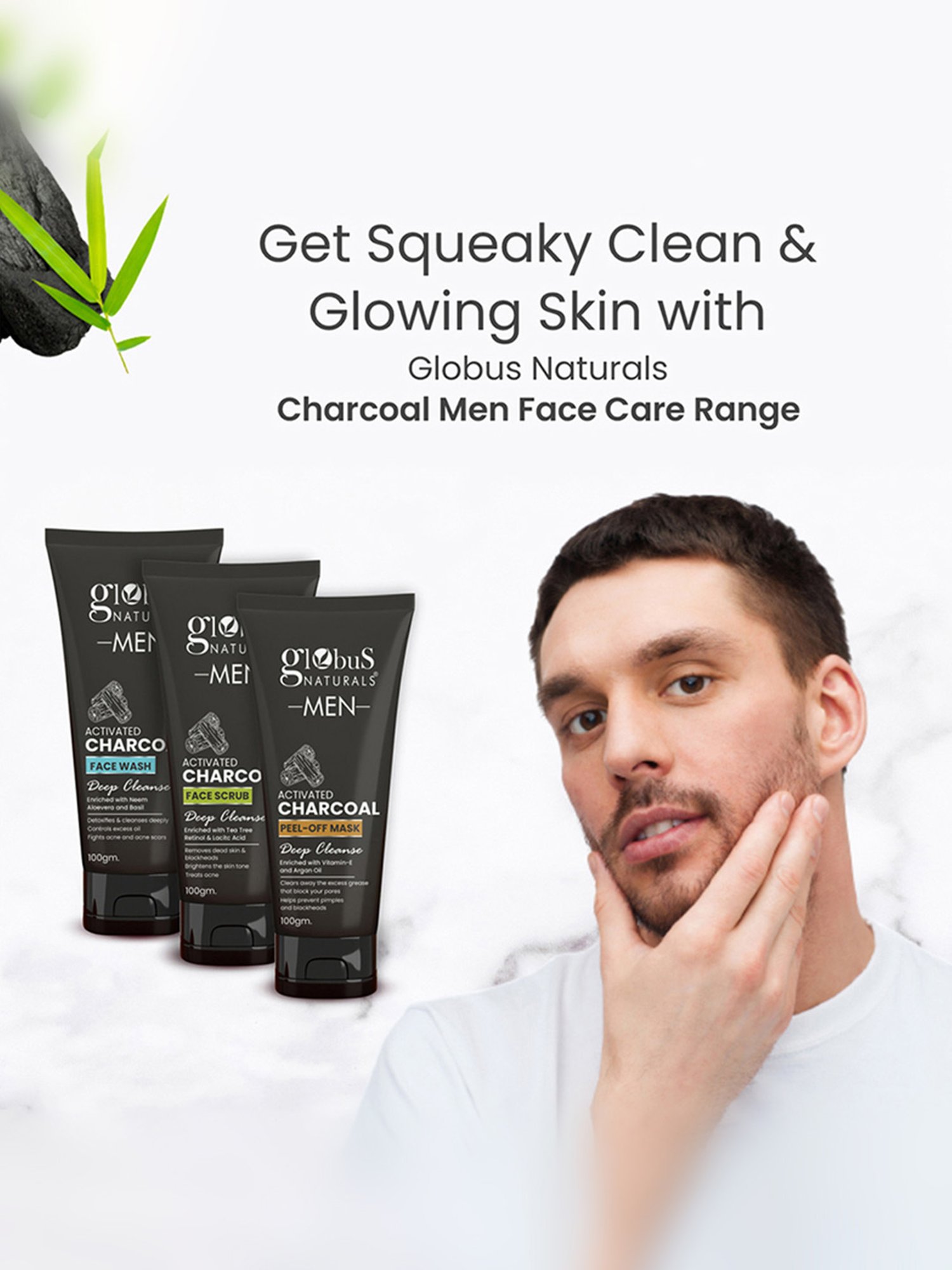 Mancode Detoxifying De Tan, Vitamin C & Acne Control Tea Tree Foaming Facewash (Pack of 3)