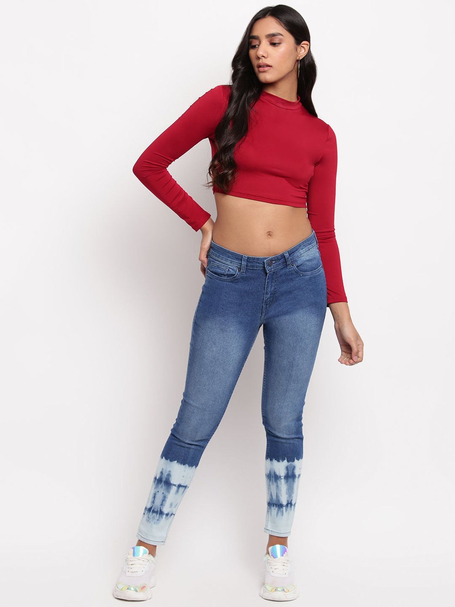 Tales & Stories Blue Mid Rise Jeans