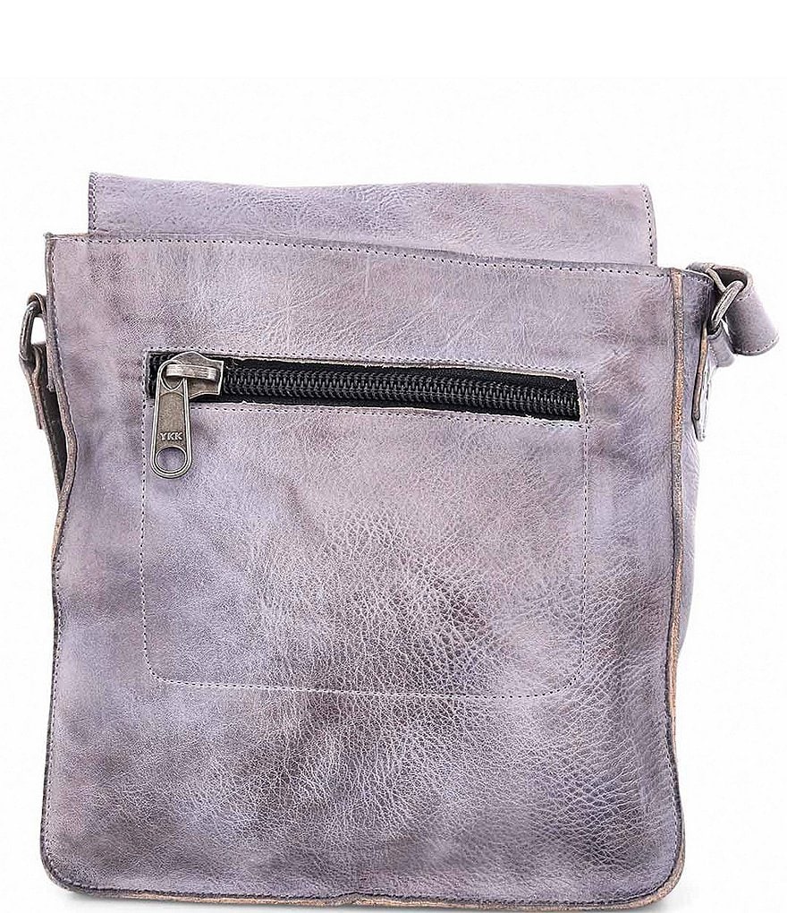 Bed Stu Venice Beach Buckle Weathered Leather Crossbody Bag