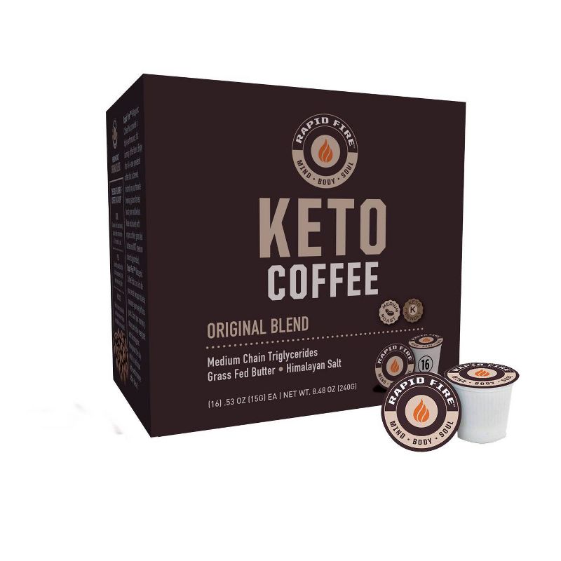 Rapid Fire Coffee Original Light Roast Coffee Pods - 16ct