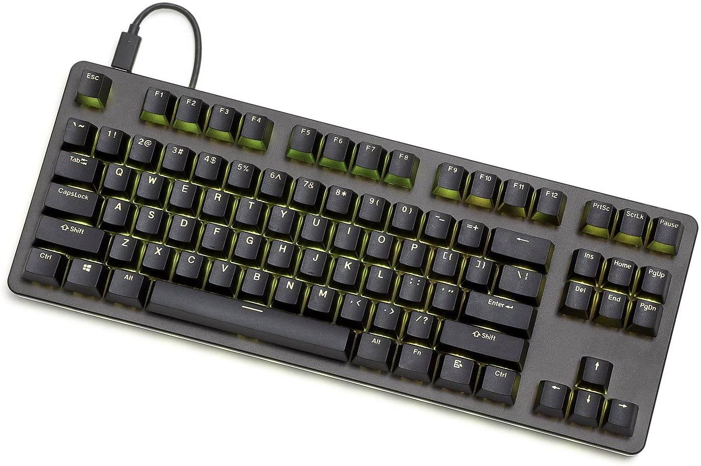 Drop Skylight Series Keycap Set &mdash; Doubleshot PBT, OEM Profile, Shine-Through, Backlit, for Cherry MX Switches & Clones, and CTRL, ALT, ENTR, TKL, and 61, 87, 104, and 108-key layouts (Black)