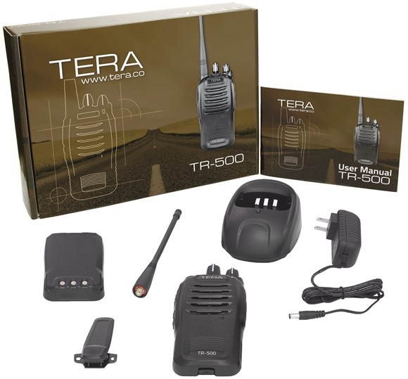 TERA TR-500 Dual Band VHF/UHF 16 Channel Handheld Commercial Radio