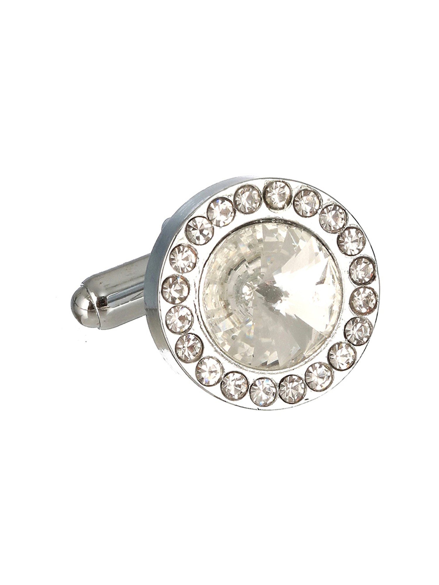 Bold by Priyaasi Halo Circle Golden Cufflinks for Men