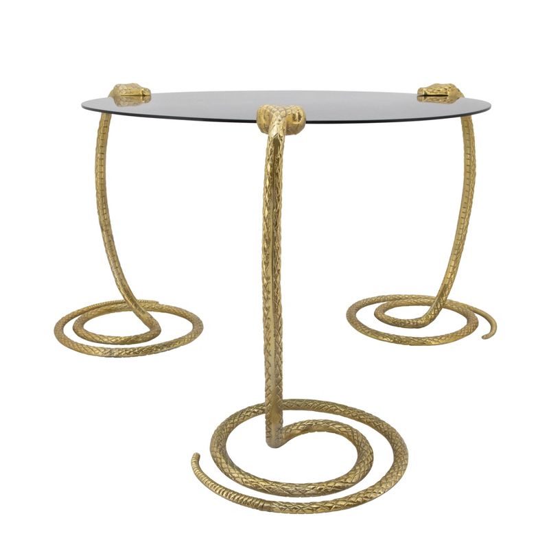 Coffee Table with Snake Legs Gold - Sagebrook Home