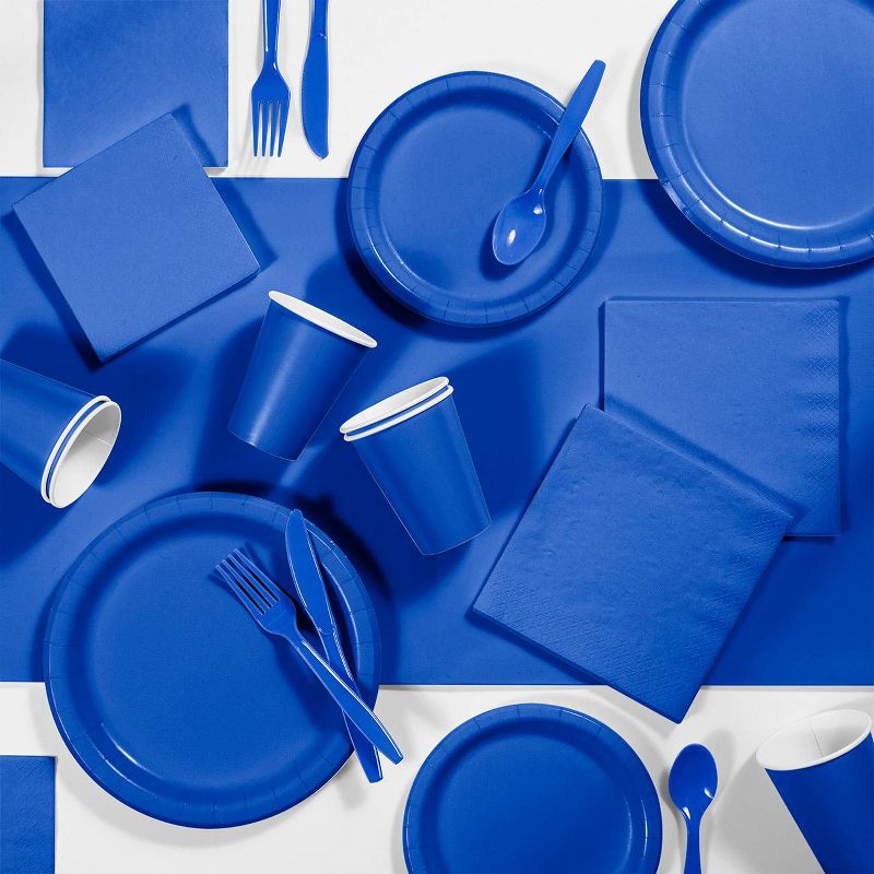 50ct Cobalt Blue Cocktail Beverage Napkins
