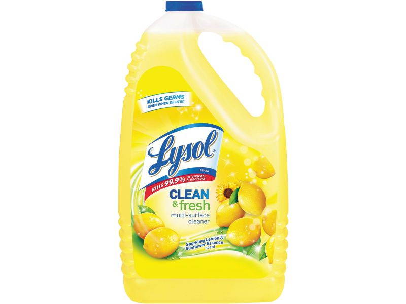 Reckitt Benckiser 36241-77617 Clean & Fresh Multi-surface Cleaner, Sparkling Lemon/Sunflower,144oz Bottle - 4/CT