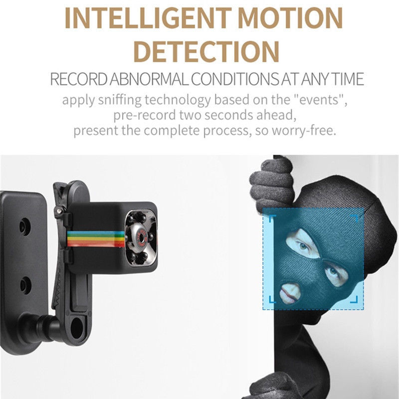 Spy Hidden DV DVR Camera Full HD 1080P Mini Car Dash Cam IR Night Vision SQ11