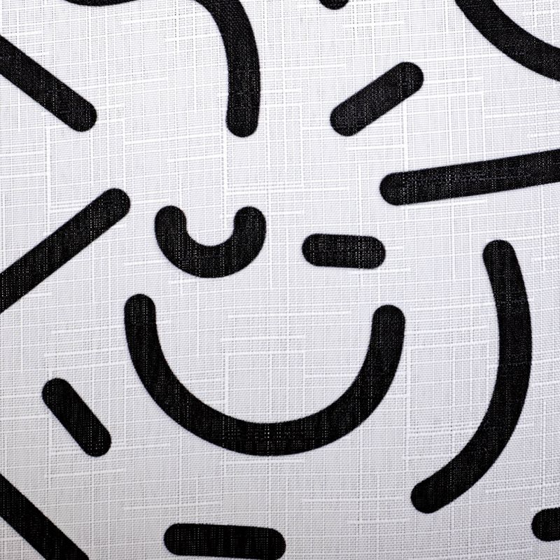 Symbols Shower Curtain Black/White - Moda at Home