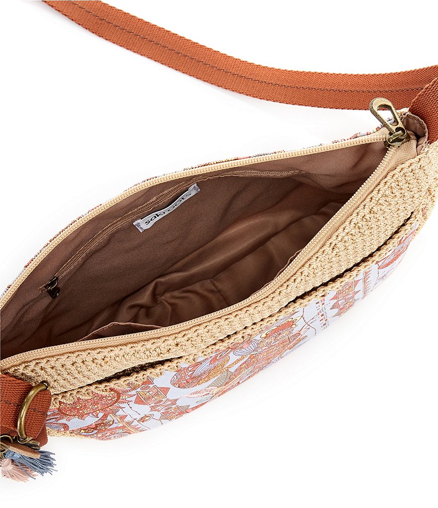 Sakroots EcoTwill Collection Ryder Crescent Crossbody Bag