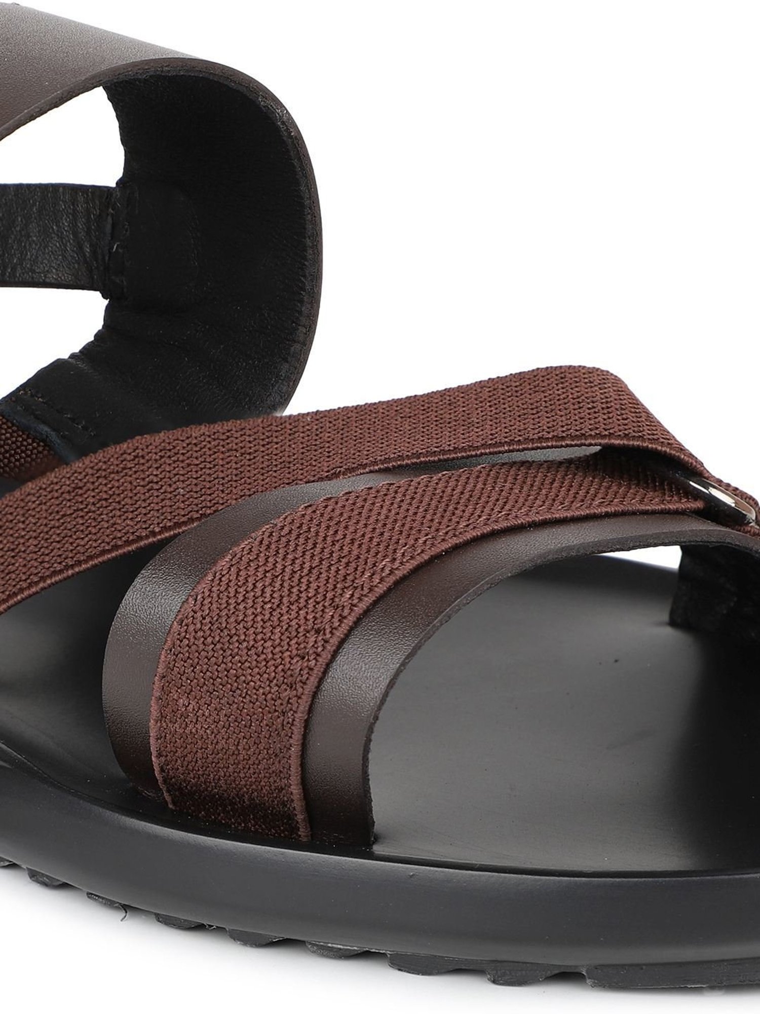 Atesber by Inc.5 Men's Brown Back Strap Sandals