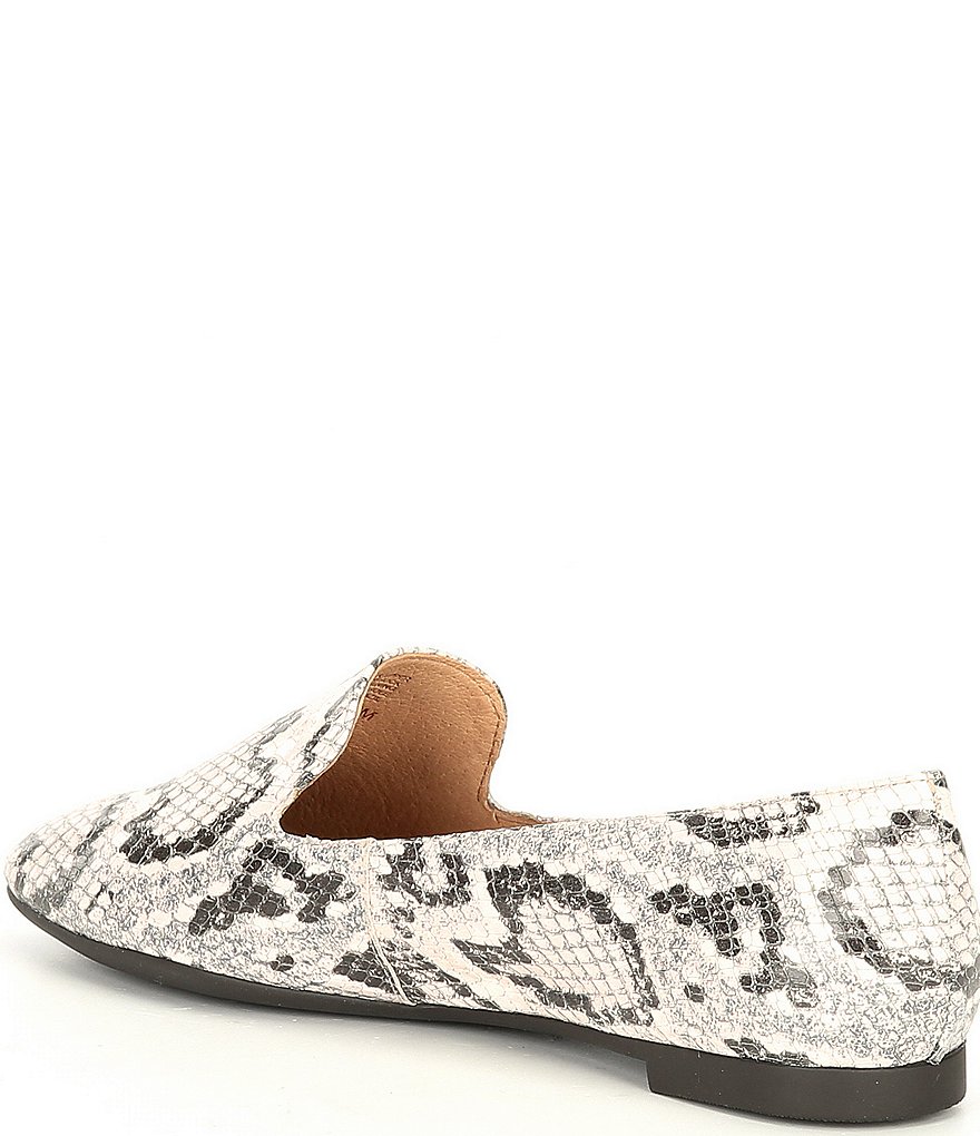Antonio Melani Bayline Snake Print Leather Loafers