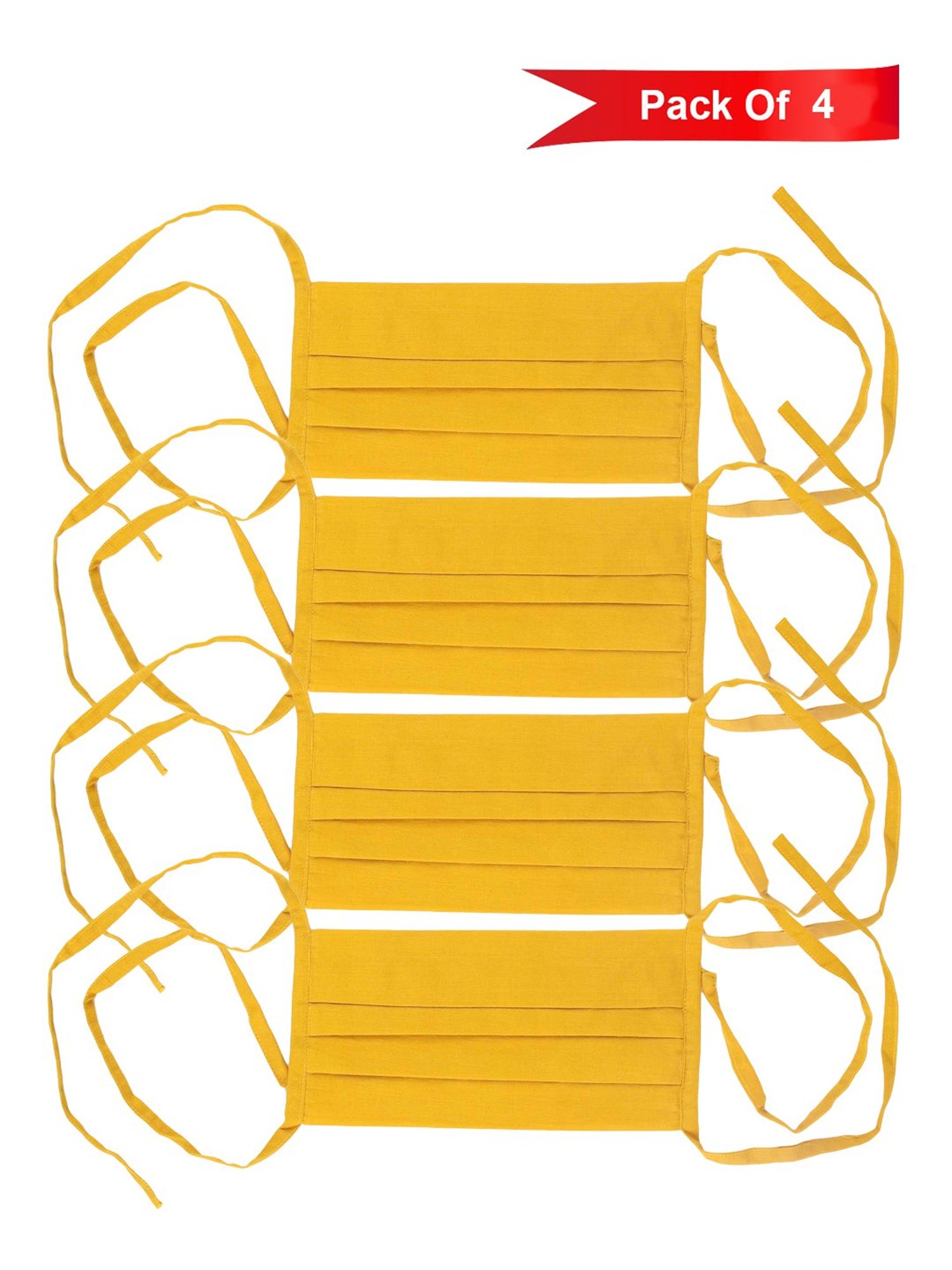 Inweave Reusable 2 Layered Face Masks - Pack of 4