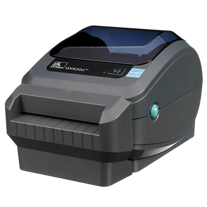 GX420d Direct Thermal Desktop Printer Print Width of 4 in USB Serial and Parallel Port Connectivity Includes Cutter GX42-202512-000
