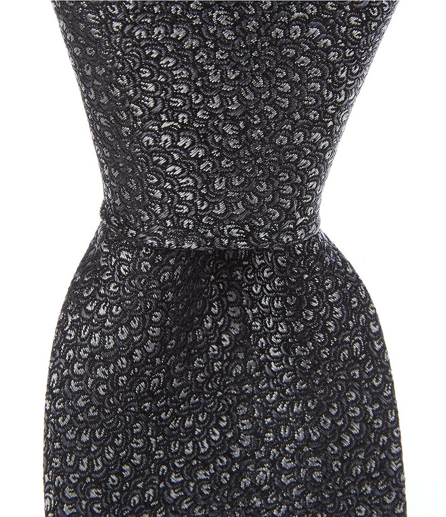 Murano Delero Solid Non-Solid Skinny 2 3/4#double; Silk Tie