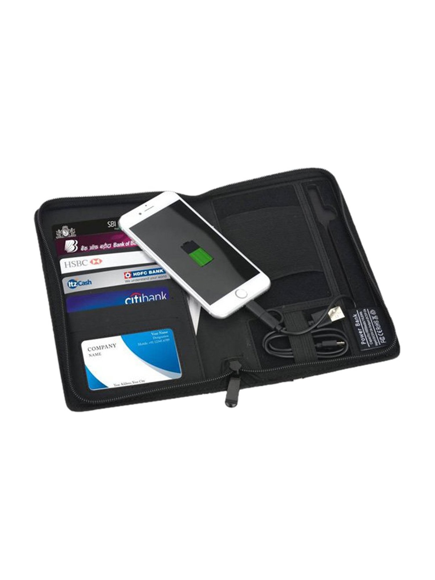 Portronics Power Wallet 4K POR 838 4000 mAh Lithium Polymer Power Bank (Brown)