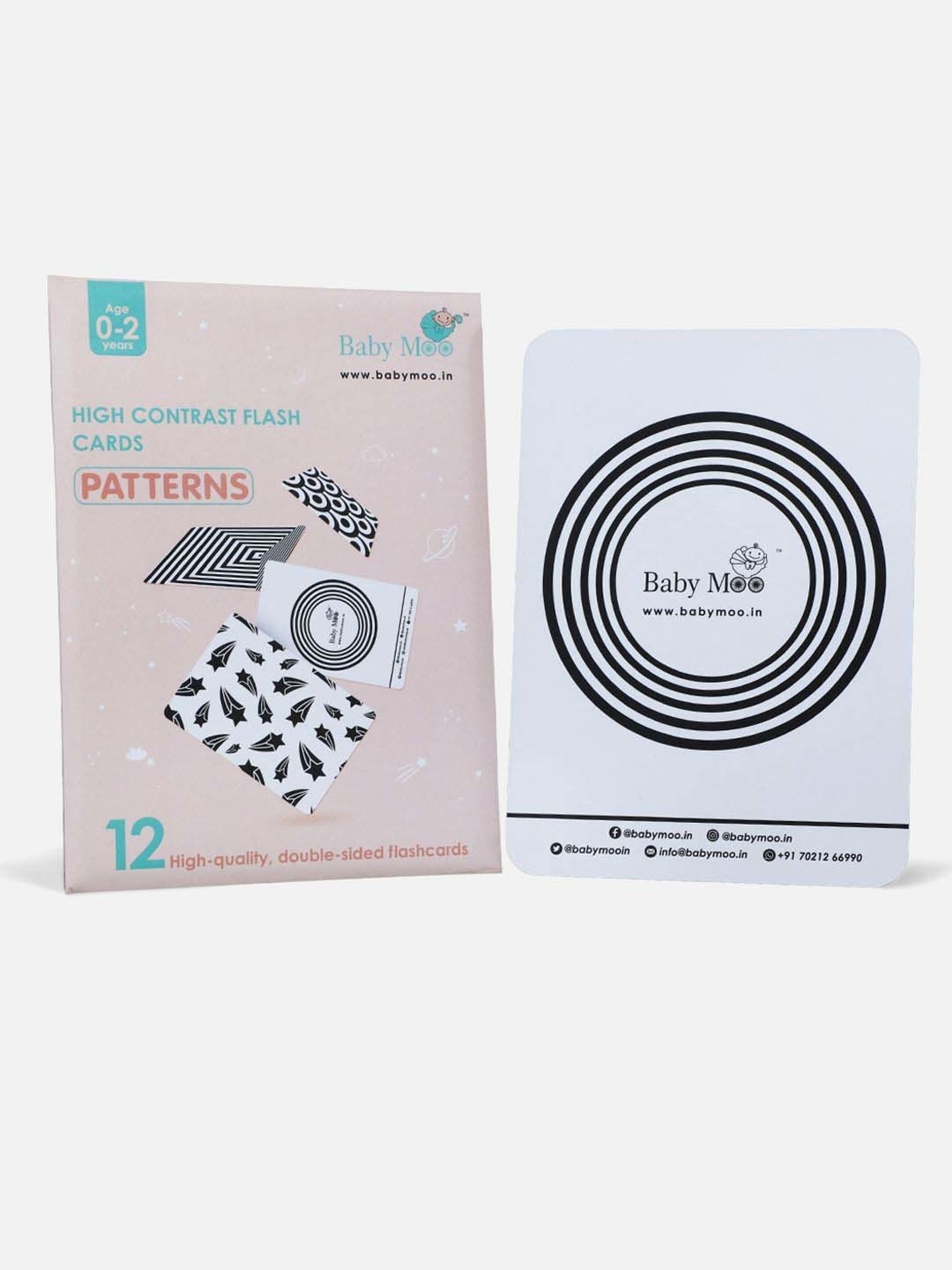 Baby Moo Kids Green 3Flash Cards