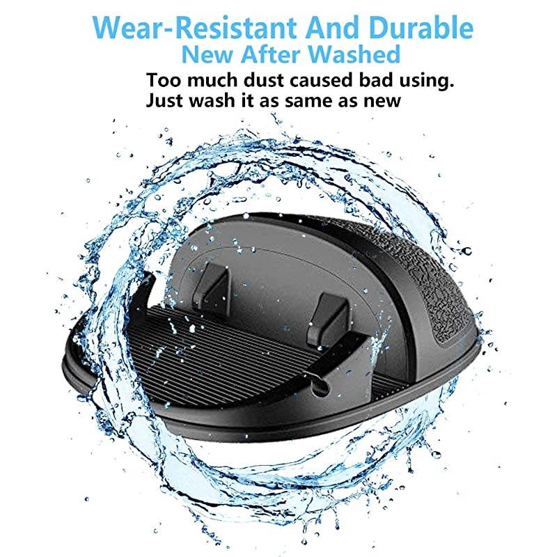 Phone Holder for Car,  Car Mount Holder Non-Slip Silicone Pad Dash Mat,Dashboard GPS Cradles Bracket for iPhone 5/6/7/8 Plus Samsung Google Nexus and More