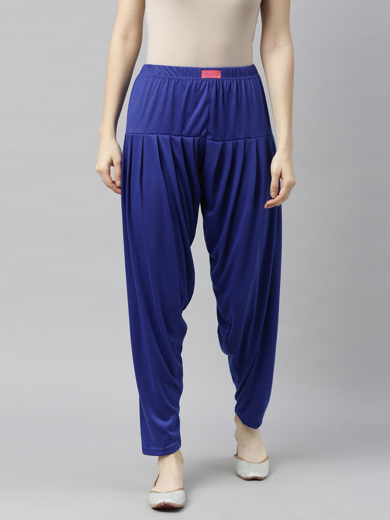 JCSS Blue & Mustard Patiala Pants - Pack Of 3