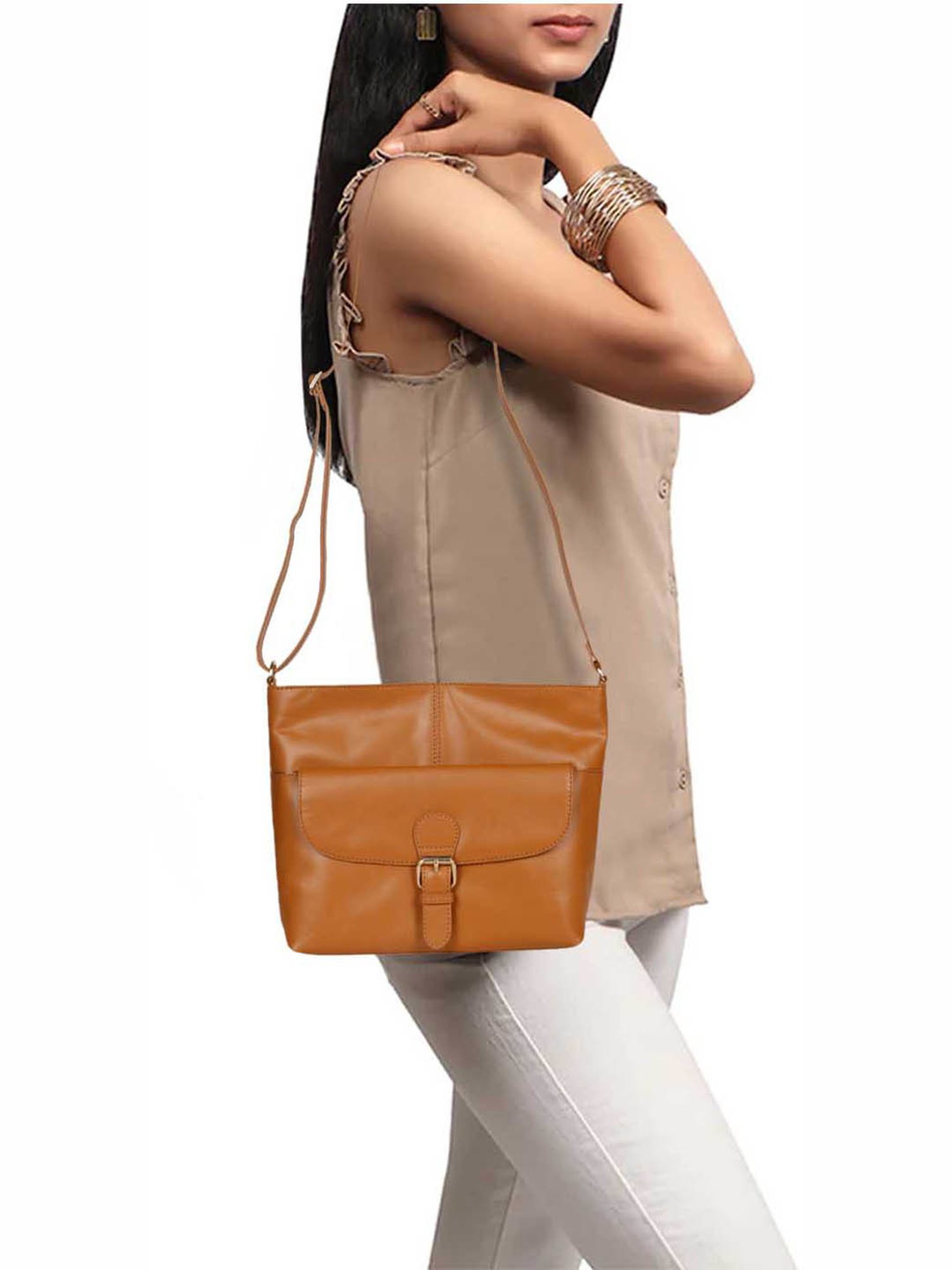 Favore Tan Solid Small Slings