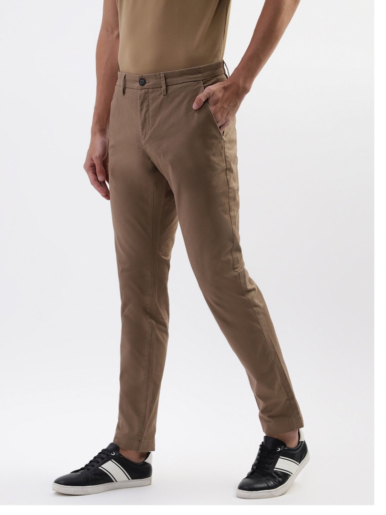 Bruun & Stengade Brown Slim Fit Chinos