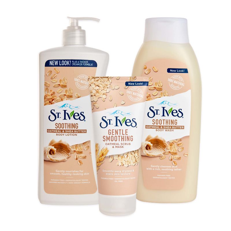 St. Ives Nourish and Soothe Oatmeal and Shea Butter Body Lotion 21oz