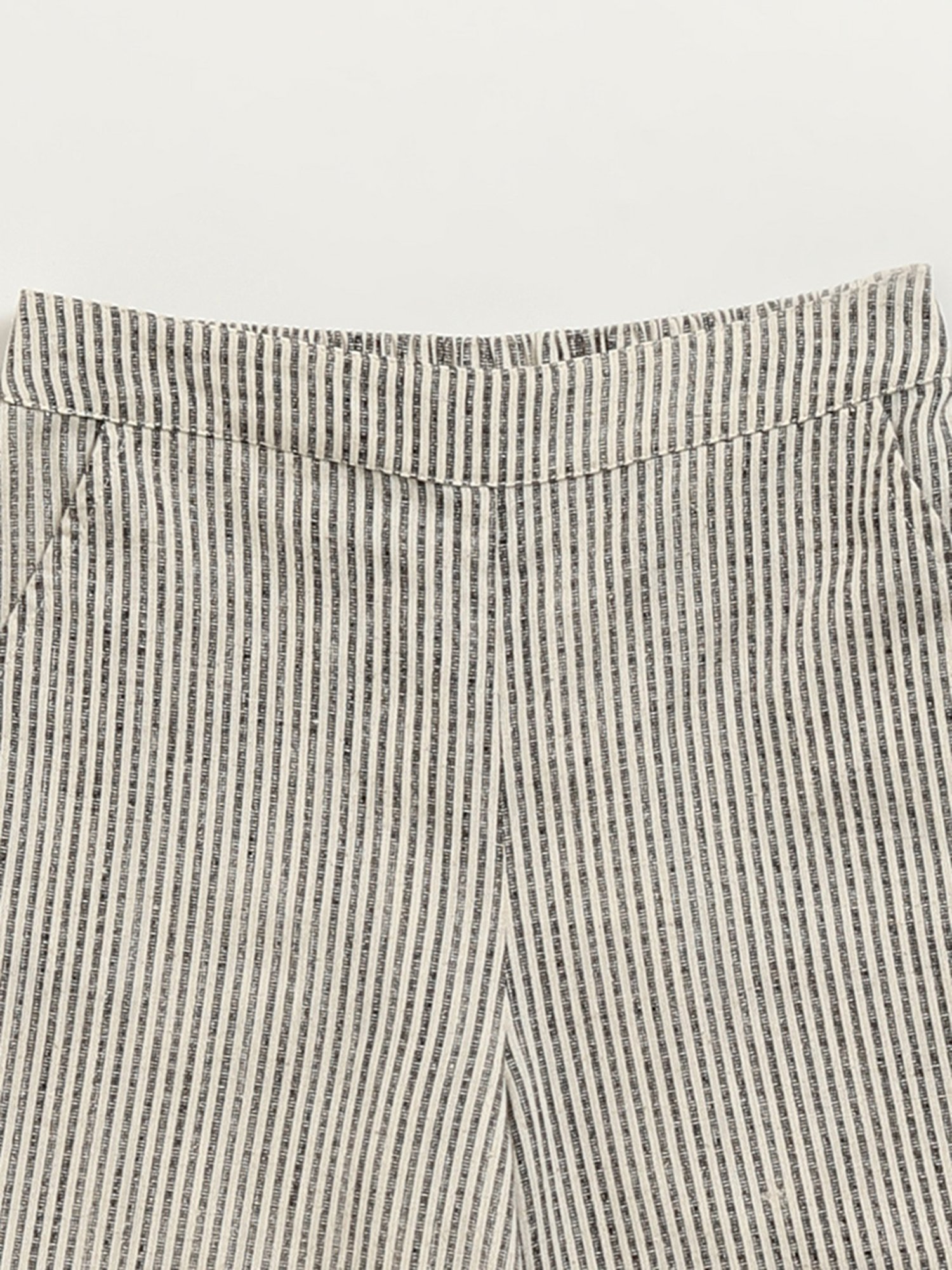 Utsa Kids by Westside Black Striped Cotton Blend Palazzos