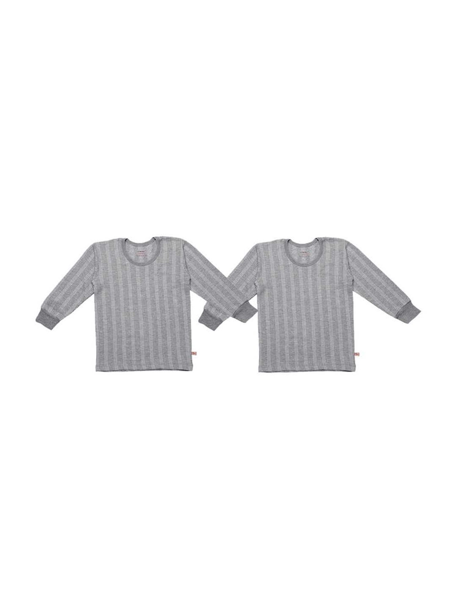 Vimal Jonney Kids Multicolor Regular Fit Thermal Tops - Pack of 2