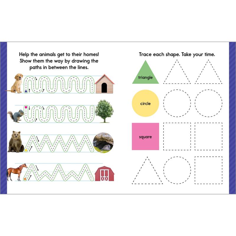 My First Learn to Write Workbook - (Kids Coloring Activity Books) by Crystal Radke (Paperback)