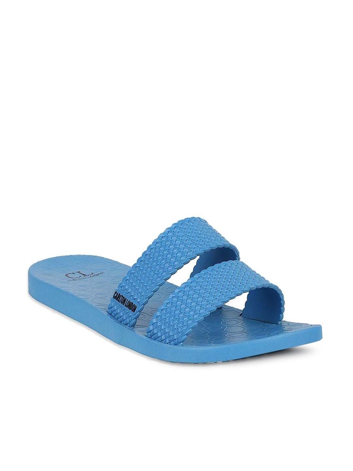 Carlton London Women's Blue Slides