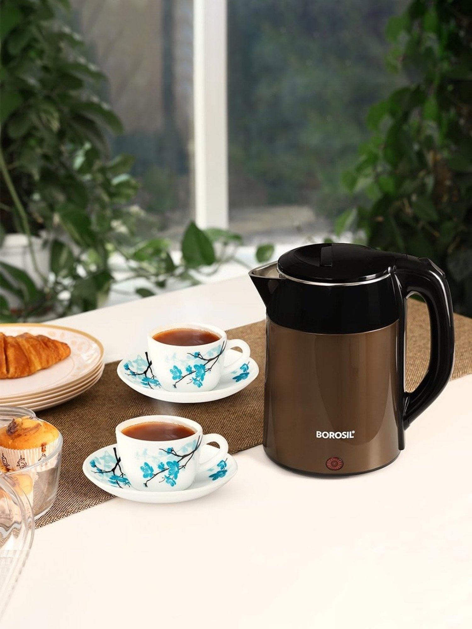 Pigeon by Stovekraft Swift Multi Cook Kettle 1.5L (Blue)