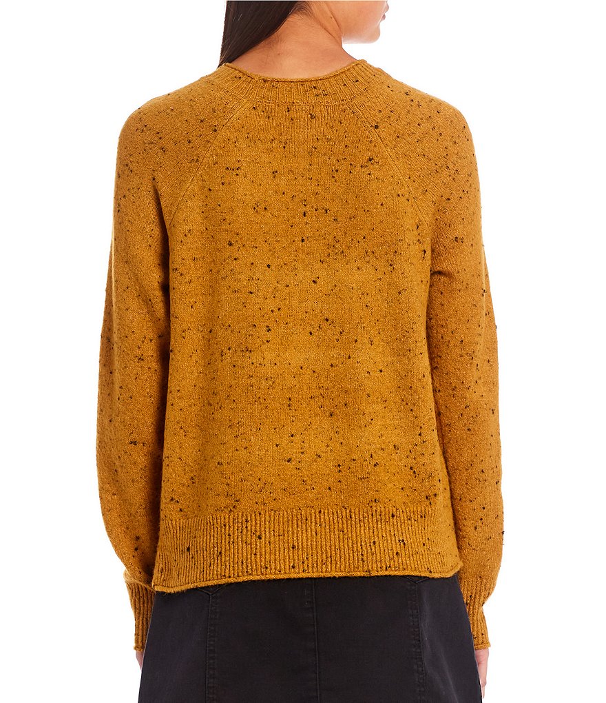 Copper Key Confetti Long Sleeve Scoop Neck Sweater