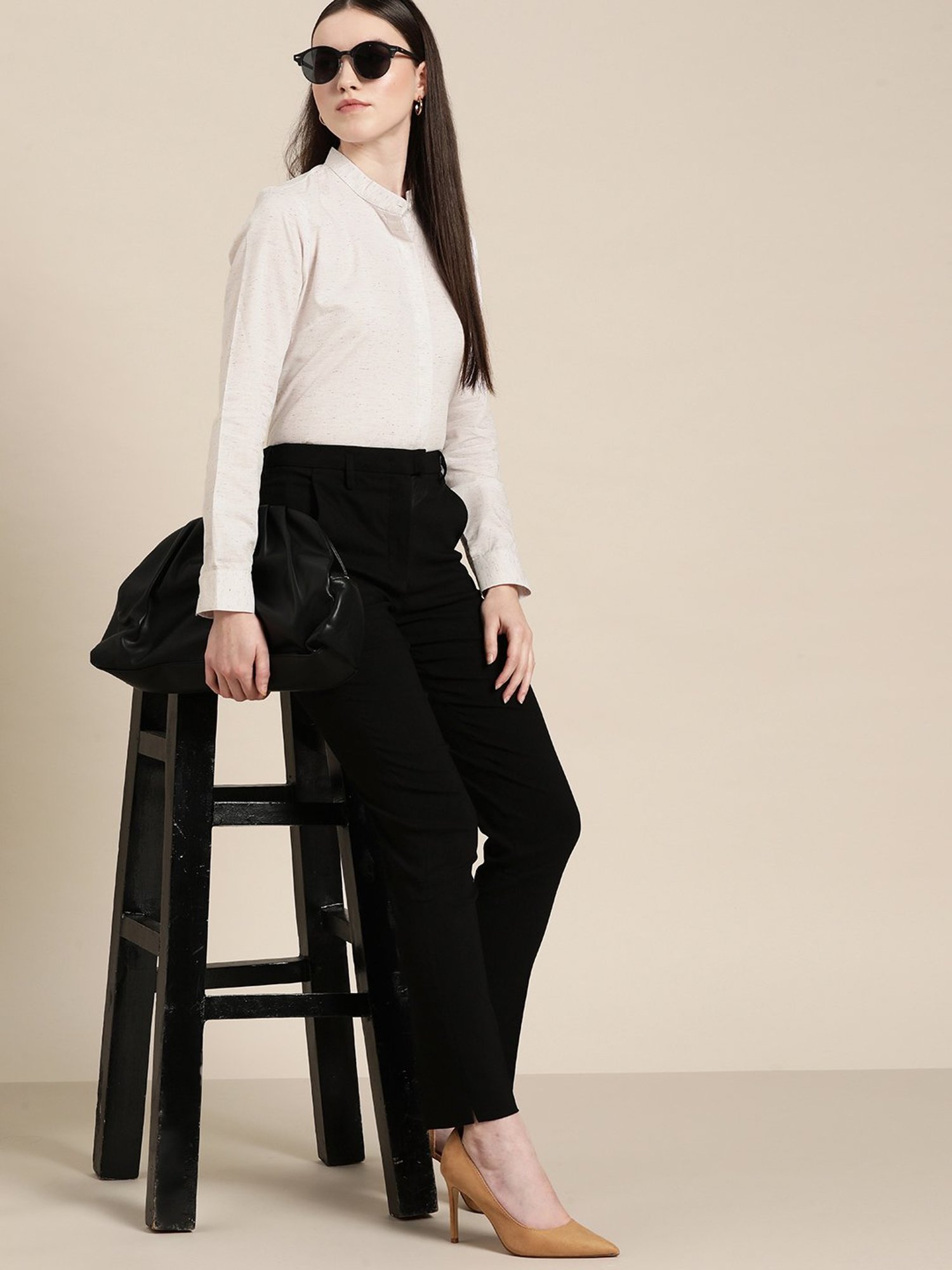 Hancock Cream Cotton Textured Shirt