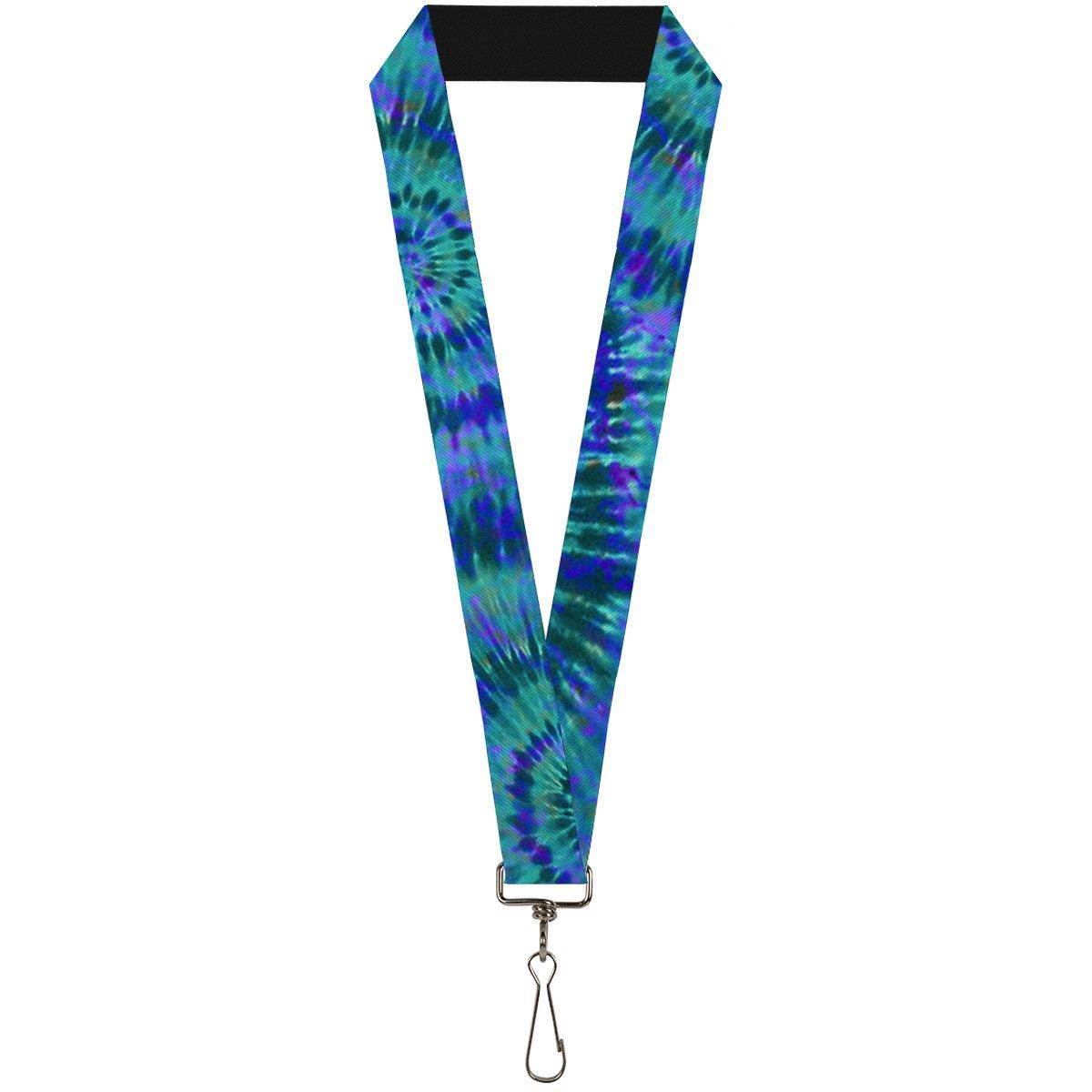 Buckle-Down Lanyard - 1.0" - Tie Dye Green/blue/purple Accessory