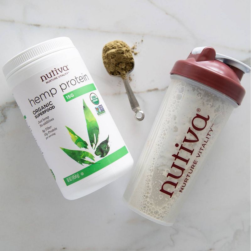 Nutiva Organic Vegan Hemp Protein Powder - 16oz