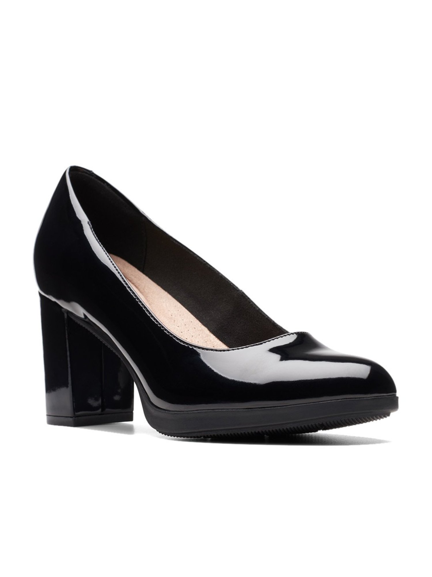 Clarks Women's Bayla Skip Black Formal Pumps