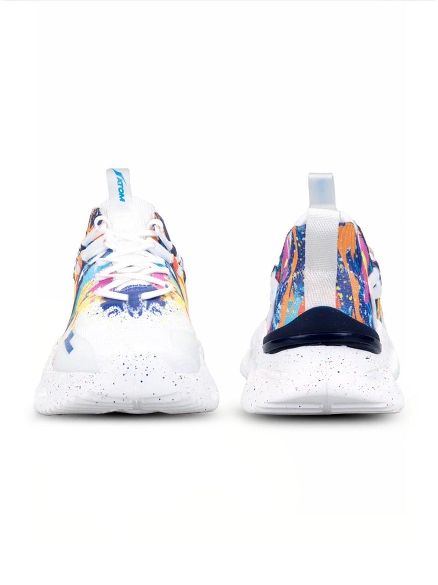 Atom Men's Dynamic Color Burst Multicolor Running Shoes
